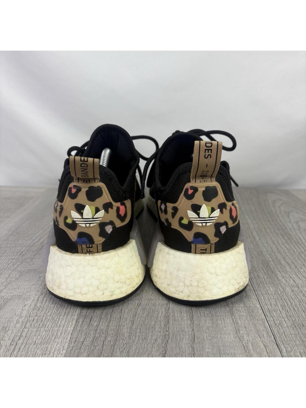 Adidas NMD R1 Women Shoes Size 11 Leopard Multicolor Running Sneakers - Picture 4 of 11